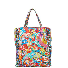 エトロ × 蜷川実花 エデン トートバッグ レッド ブルー マルチカラー ナイロン レディース ETRO 中古