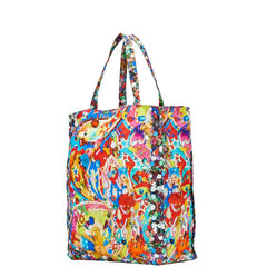 エトロ × 蜷川実花 エデン トートバッグ レッド ブルー マルチカラー ナイロン レディース ETRO 中古