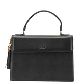 ヴァレンティノ ガラヴァーニ ハンドバッグ ブラック レザー レディース VALENTINO 【中古】