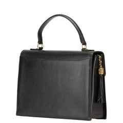 ヴァレンティノ ガラヴァーニ ハンドバッグ ブラック レザー レディース VALENTINO 【中古】