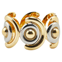 ロエベ ブレスレット ゴールド シルバー メッキ メタル レディース LOEWE 【中古】