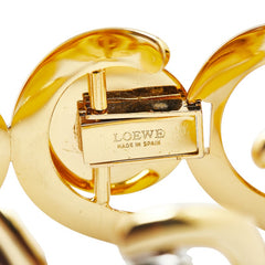 ロエベ ブレスレット ゴールド シルバー メッキ メタル レディース LOEWE 【中古】