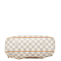 ルイ ヴィトン ダミエ アズール シラク―サPM 斜め掛け ショルダーバッグ N41113 ホワイト PVC レザー レディース LOUIS VUITTON 【中古】