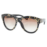 ロエベ アナグラム サングラス SLW849 ブラック ゴールド プラスチック レディース LOEWE 【中古】