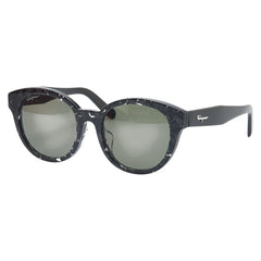 サルヴァトーレフェラガモ BLACK HAVANA サングラス SF884SA ブラック プラスチック レディース Salvatore Ferragamo 中古