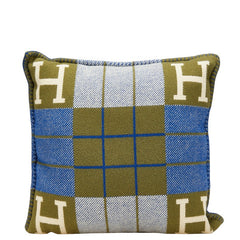 エルメス アヴァロンIII PM クッション カーキ マルチカラー ウール カシミヤ レディース HERMES 【中古】
