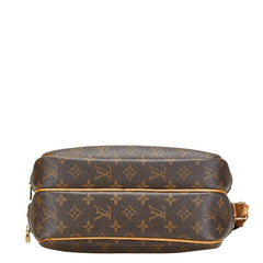 ルイ ヴィトン モノグラム リポーターPM 斜め掛け ショルダーバッグ M45254 ブラウン PVC レザー レディース LOUIS VUITTON 【中古】