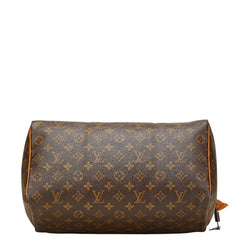 ルイ ヴィトン モノグラム スピーディ35 ハンドバッグ ボストンバッグ M41524 ブラウン PVC レザー レディース LOUIS VUITTON 【中古】