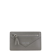 バレンシアガ カードケース コインケース フラグメントケース 499203 グレー レザー メンズ BALENCIAGA 中古