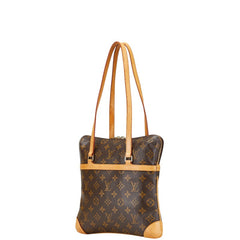 ルイ ヴィトン モノグラム クーサンGM ハンドバッグ ショルダーバッグ M51141 ブラウン PVC レザー レディース LOUIS VUITTON 【中古】