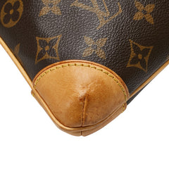 ルイ ヴィトン モノグラム クーサンGM ハンドバッグ ショルダーバッグ M51141 ブラウン PVC レザー レディース LOUIS VUITTON 【中古】