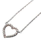 ティファニー ツイストハート ネックレス SV925 シルバー レディース TIFFANY&Co. 【中古】