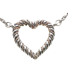 ティファニー ツイストハート ネックレス SV925 シルバー レディース TIFFANY&Co. 【中古】