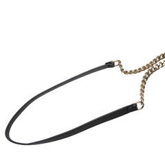 フルラ ニューディジー チェーン ショルダーバッグ ブラック レザー レディース Furla 【中古】