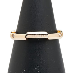 グッチ Link to Love トゥラブ ミラー リング ダイヤモンド リング 指輪 #9 K18PG ピンクゴールド レディース GUCCI 【中古】