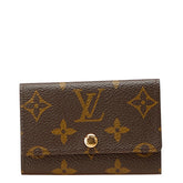 ルイ ヴィトン モノグラム ミュルティクレ6 キーケース M62630 ブラウン PVC レザー レディース LOUIS VUITTON 中古