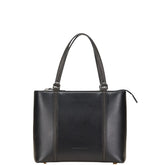 バーバリー 裏地ノバチェック ハンドバッグ ブラック レザー レディース BURBERRY 【中古】