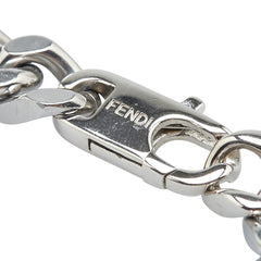 フェンディ バゲット チェーン ブレスレット サイズ:XS OB3024 シルバー メタル レディース FENDI 【中古】