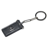 グッチ バッグチャーム キーホルダー ブラック シルバー金具 レザー メタル レディース GUCCI 【中古】
