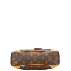 ルイ ヴィトン モノグラム オデオンNM PM 斜め掛け ショルダーバッグ M45354 ブラウン PVC レザー レディース LOUIS VUITTON 【中古】