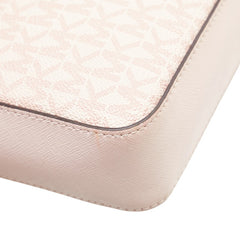 マイケルコース MKシグネチャー 斜め掛け ショルダーバッグ ピンク PVC レディース Michael Kors 【中古】