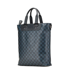 ルイ ヴィトン ダミエコバルト カバジュール トートバッグ ショルダーバッグ 2WAY N42223 ネイビー PVC レザー メンズ LOUIS VUITTON 【中古】
