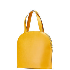セリーヌ ロゴリング ハンドバッグ トートバッグ イエロー系 レザー レディース CELINE 【中古】