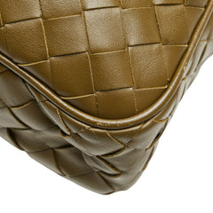 ボッテガヴェネタ 24AW マッド トラバーチンイントレチャート ビジネスバッグ ブリーフケース ショルダーバッグ 2WAY カーキグリーン カーフスキン メンズ BOTTEGAVENETA 【中古】