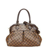 ルイ ヴィトン ダミエ トレヴィPM ハンドバッグ ショルダーバッグ 2WAY N51997 ブラウン PVC レザー レディース LOUIS VUITTON 中古