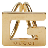 グッチ Gロゴ スカーフリング ゴールド メッキ レディース GUCCI 【中古】