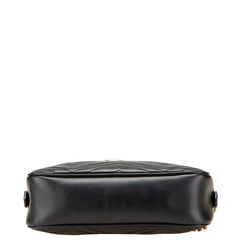 グッチ GGマーモント チェーン ショルダーバッグ 447632 ブラック レザー レディース GUCCI 【中古】