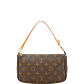 ルイ ヴィトン モノグラム ポシェット アクセソワール ハンドバッグ ポーチ M51980 ブラウン PVC レザー レディース LOUIS VUITTON 【中古】