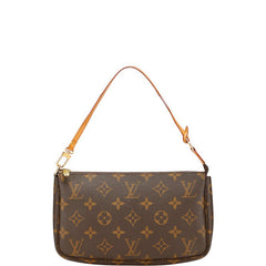 ルイ ヴィトン モノグラム ポシェット アクセソワール ハンドバッグ ポーチ M51980 ブラウン PVC レザー レディース LOUIS VUITTON 【中古】