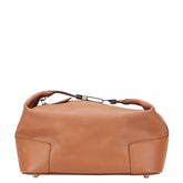 ロエベ ロゴ ハンドバッグ ブラウン レザー レディース LOEWE 中古