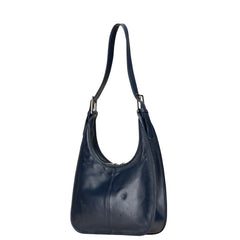 バーバリー ノバチェック ワンショルダーバッグ ネイビー レザー レディース BURBERRY 【中古】