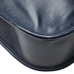 バーバリー ノバチェック ワンショルダーバッグ ネイビー レザー レディース BURBERRY 【中古】