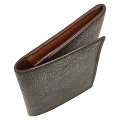 ルイ ヴィトン モノグラム ポルトフォイユ 3カルトクレディ 札入れ M61818 ブラウン PVC レザー メンズ LOUIS VUITTON 【中古】