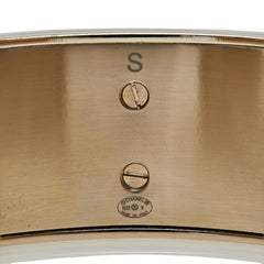 シャネル ココマーク バングル サイズ:S ゴールド ピンク ブラック メッキ ツイード レディース CHANEL 【中古】