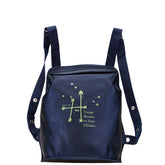 エルメス シェルパ 星を巡る旅展2000年限定 ノベルティ リュック バックパック ネイビー グリーン ナイロン レディース HERMES 【中古】