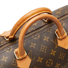 ルイ ヴィトン モノグラム スピーディ35 ハンドバッグ ボストンバッグ M41524 ブラウン PVC レザー レディース LOUIS VUITTON 【中古】