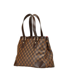 ルイ ヴィトン ダミエ ハムステッドPM トートバッグ ハンドバッグ N51205 ブラウン PVC レザー レディース LOUIS VUITTON 【中古】