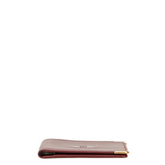 カルティエ マストライン 札入れ ボルドー ワインレッド レザー レディース CARTIER 【中古】