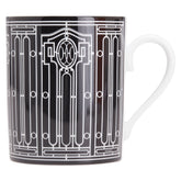 エルメス Hデコ マグカップ ブラック ホワイト 陶器 レディース HERMES 【中古】