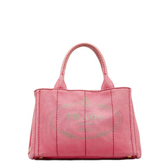 プラダ カナパSS ハンドバッグ ショルダーバッグ 2WAY ピンク キャンバス レディース PRADA 【中古】