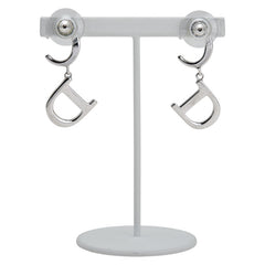 ディオール CDロゴ ピアス シルバー メタル レディース Dior 【中古】