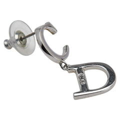 ディオール CDロゴ ピアス シルバー メタル レディース Dior 【中古】