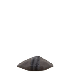 エルメス エールライン ショルダーバッグ ポシェット グレー キャンバス レディース HERMES 【中古】