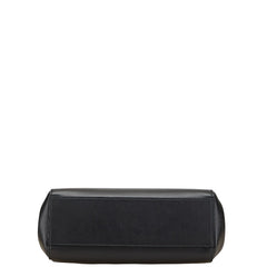 グッチ バンブー ニムフェア ハンドバッグ ショルダーバッグ 2WAY 453767 ブラック レザー レディース GUCCI 【中古】