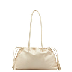 グッチ タッセル ハンドバッグ トートバッグ 001 4403 ホワイト アイボリー レザー レディース GUCCI 【中古】