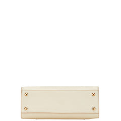 バーバリー フランシスミニ ハンドバッグ ショルダーバッグ 2WAY 8072522 ベージュ ブラウン グレインレザー レディース BURBERRY 【中古】